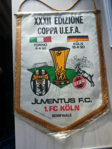 Wimpel köln juventus - 1.fc, -juventus