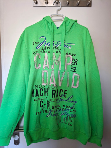 Camp david herren hoodie grün - herren,