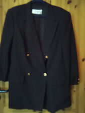 Blazer, Jobis, Gr. 44, Schwarz, Schurwollmischung