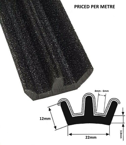 Beflockte doppel gummi fenster - beflockte,