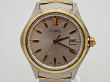 Ebel Wave Stahl Gelbgold Quarz