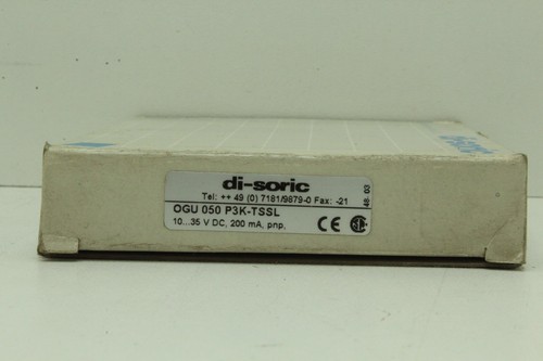 Soric ogu 050 p3k - di-soric, p3k-tssl