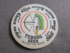 Bierdeckel ,  Tuborg Beer , All over the World