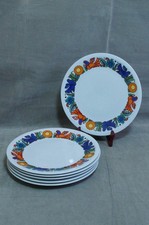 6X FLACHE TELLER SPEISETELLER