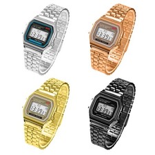 Digitale Armbanduhr im Retro