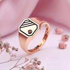 Rotgold 14 kt 585 Herrenring