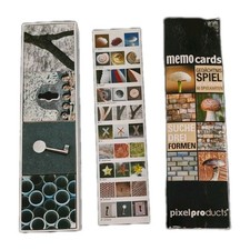 Memo Cards Gedächtnisspiel "Suche Drei Zeiten", 20 Trilogien, 60 Karten