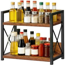 Gewürzregal Holz Küchenregal