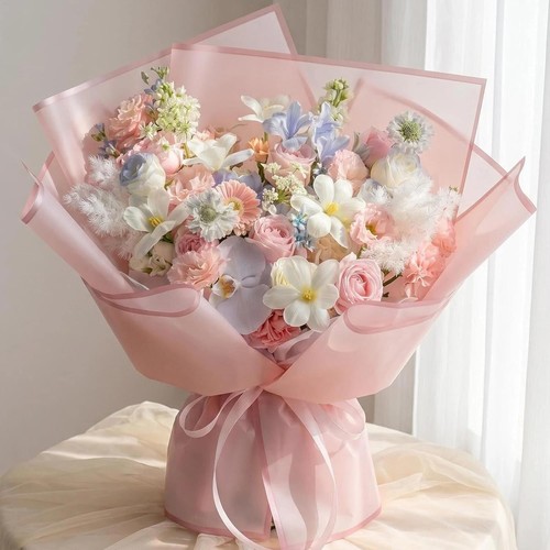 Stück weiß und rosa - 24,