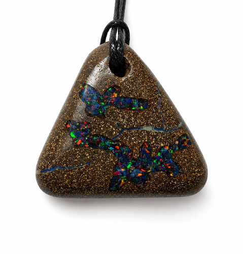 Boulder matrix opal anhänger - matrix,