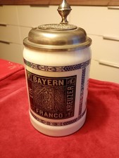 Bierhumpen mit zinndeckel - mit,