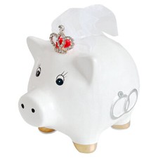 Sparschwein als Braut Spardose