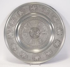 Großer Engelszinn Zinnteller