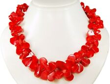 Koralle Kette in abgeflachte