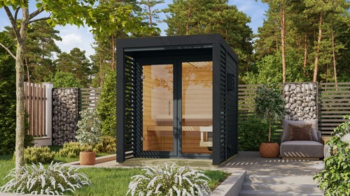 Saunahaus gartensauna ares - saunahaus, 1