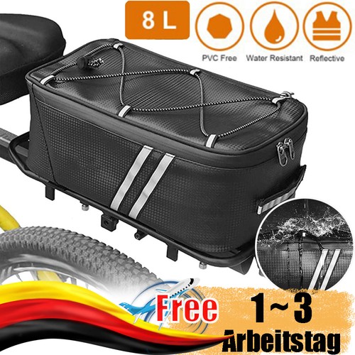 Leder gepäckträgertasche - leder,