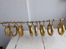 8 alte Vorhangringe mit