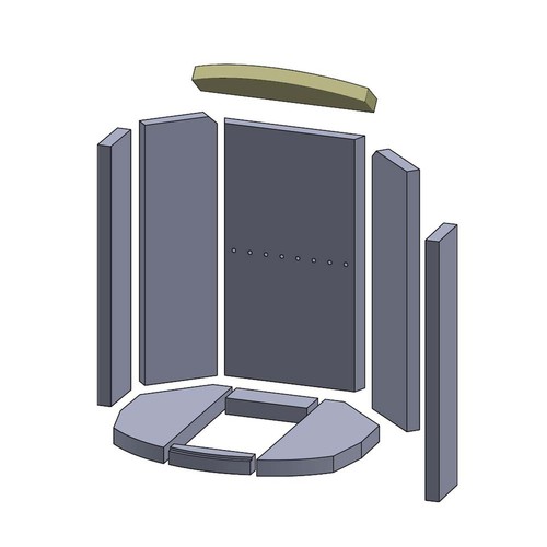 Heizgasumlenkplatte 325 105 - heizgasumlenkplatte,