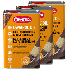 OWATROL Öl OIL Bundle - 3 x 1 Liter Öl Rostschutz Rostversiegelung