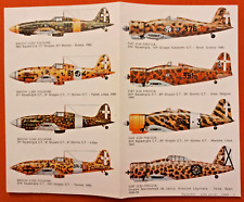 1/72 Decals Esci, MACCHI C.202 FOLGORE / FIAT G.50 FRECCIA