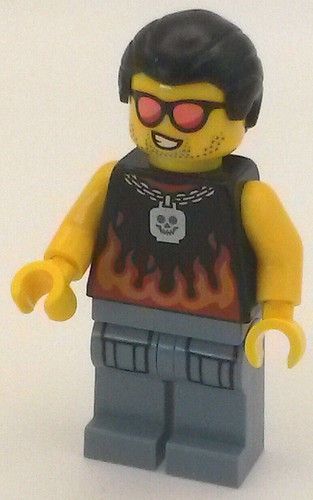 Cool rocker dude biker - rocker,