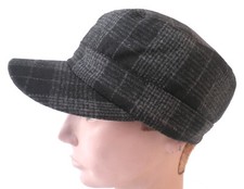 Herrencap mit Ohrenklappen Wintercap  Cap Basecap Schirmmütze Herrenmützen