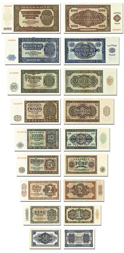 Ddr geldscheine von 1948 - von,