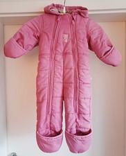 Schneeanzug, Papagino, Gr. 74/80, Rosa, Mädchen, Top Zustand
