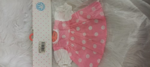 Puppenkleid weiß rosa mit