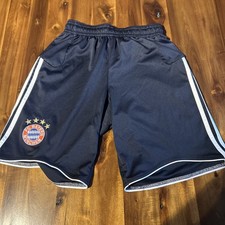 FC Bayern München Trikot Adidas Gr. S dunkelblau Hose Shorts 