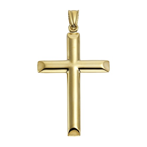 Kreuz aus 585 gold 6cm - kreuz,