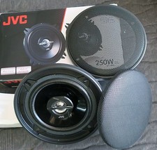 schwarze JVC Deckeneinbaulautsprecher 2-Wege Koax  130mm 250Watt