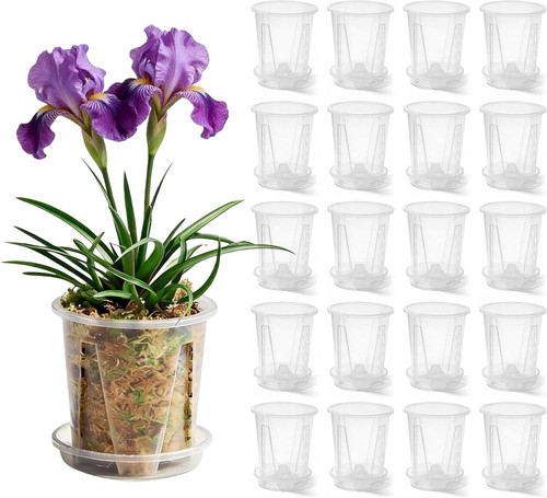 Orchideentopf transparent 20 - orchideentopf, transparent,