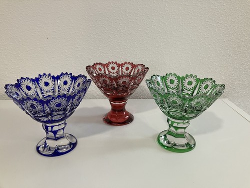 3er set bleikristall - set,