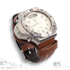 Citizen Altichron C040 - Quartz Uhr Höhenmesser Wasserfest Watch ⚡️Sammler Leder