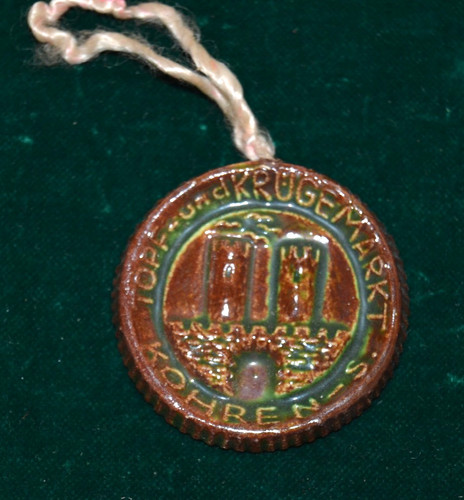 Ddr keramik plakette topf - ddr, keramik-plakette