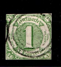 Thurn & Taxis 20 gestempelt