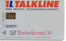 TALKLINE : GSM - D1 * Post/Telekom * MUSTER * gebraucht * siehe Bild