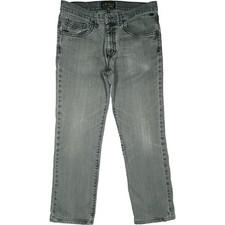 Gloockler Engbers W36 L28 Jeans Hose used grau Herren Stretch Straight Leg 52 L