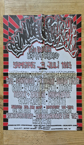 Hip hop konzertposter - konzertposter, münchen