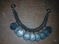 Damen Charivari Hl. Georg Drachentöter Tracht Folklore Trachtenschmuck Münzen