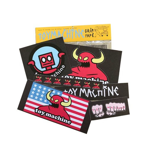 Toy machine grip sticker - machine,