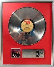 Bee Gees - Living Eyes Collage mit platin / goldene Schallplatte