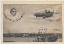 AK Ludwigshafen - Zeppelin im