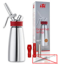 iSi Sahnespender 500ml Gourmet Whip Plus Unvollständig Die Bürste fehlt