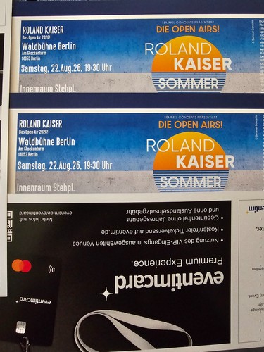 Tickets roland kaiser - 2,