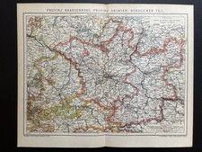 antike Landkarte: Provinz