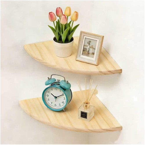 Eckregal holz 2er set - eckregal,