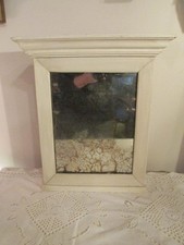 Antikes Wandschränkchen - Wandschrank um 1900 mit Spiegel - Shabby - Brocante