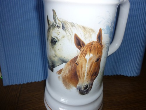 Bierkrug motiv pferde - motiv,